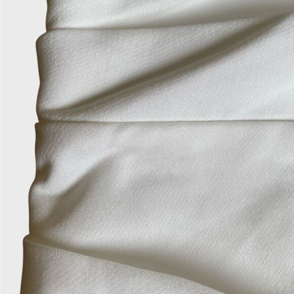 NWOT Lulus Festive Occasion White Ruched Strapless Bodycon Mini Dress Size S - Picture 15 of 16